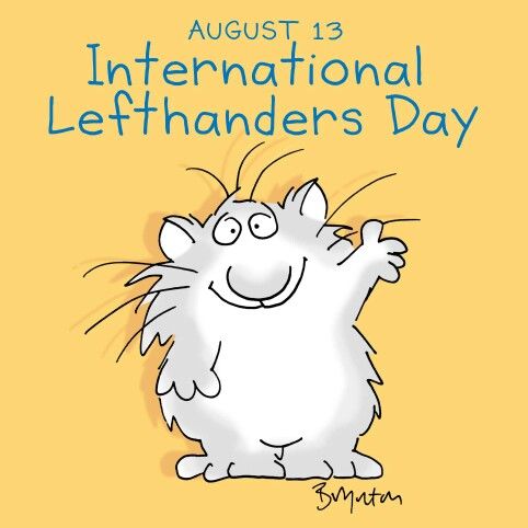 August 13 International Lefthanders Day