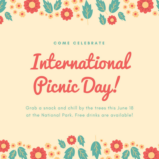 Come Celebrate - International Picnic Day