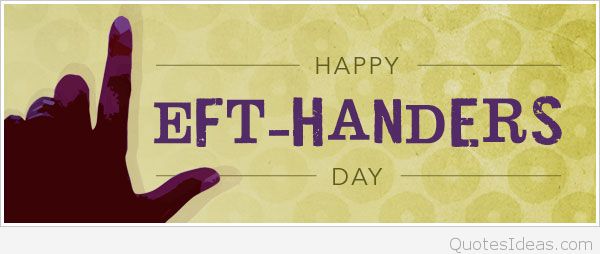 Happy Left Handers Day Facebook Cover Photo