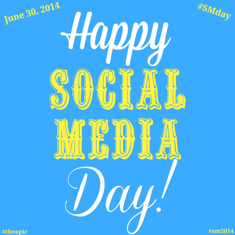 Happy Social Media Day June 30 Graphics Image