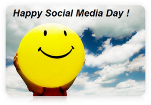 Happy Social Media Day – Smiley Greeting