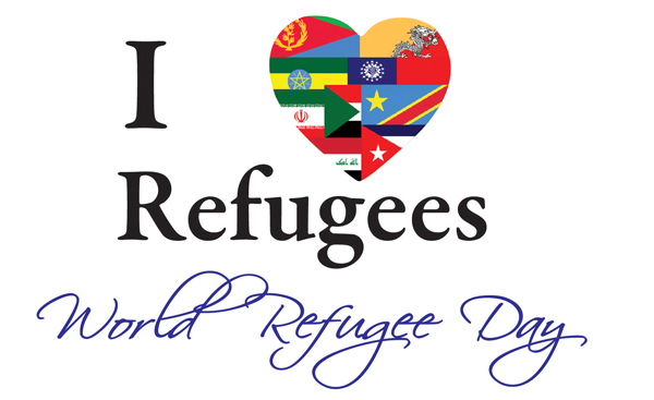 I Love Refugees - World Refugee Day Image