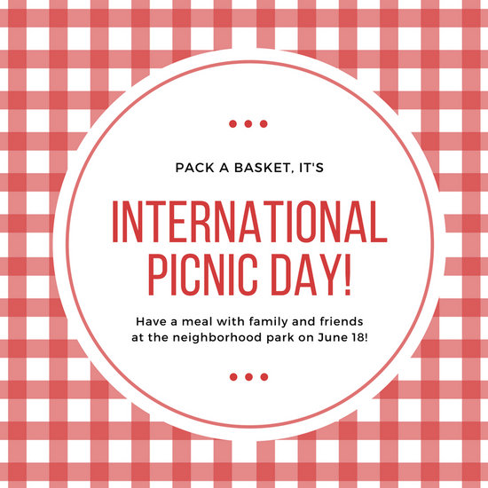 Pack A Basket - It's International Picnic Day