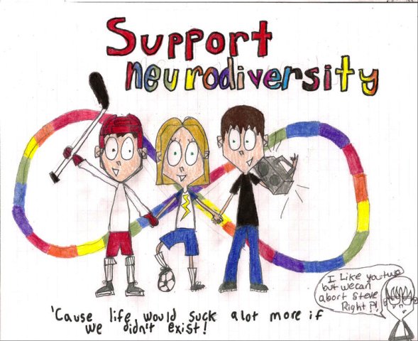 Support Nevrodiversity Autistic Pride Day Painting