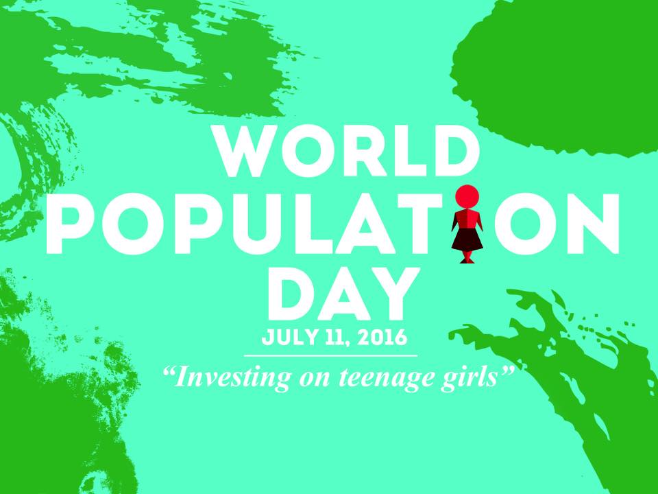 World Population Day July 11th - Investing On Teenage Girls