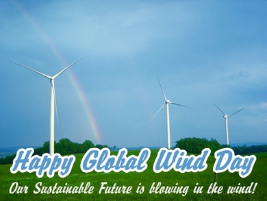 Happy Global Wind Day Image