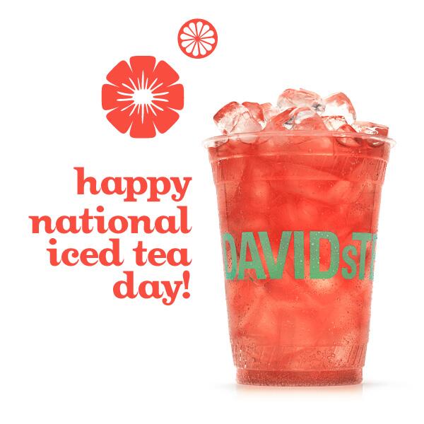 Happy National Iced Tea Day Animated Graphic