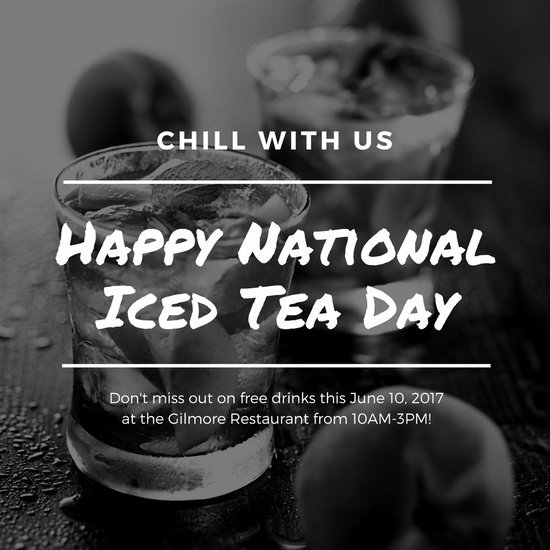 Happy National Iced Tea Day Celebration E-Card