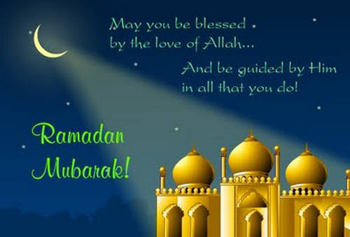 May You Be Blessed By The Love Of Allah – Ramadan Mubarak