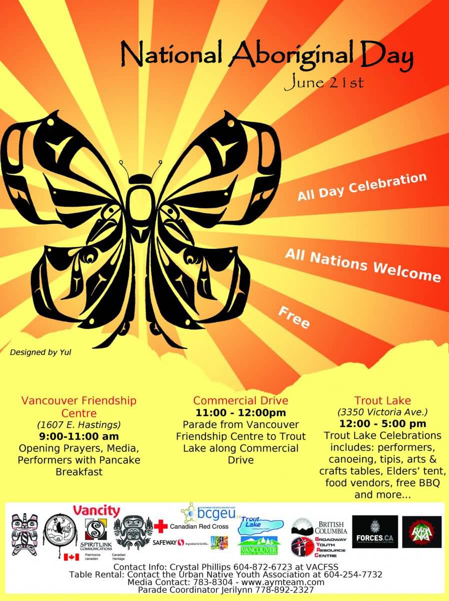 National Aboriginal Day June 21st Celebration