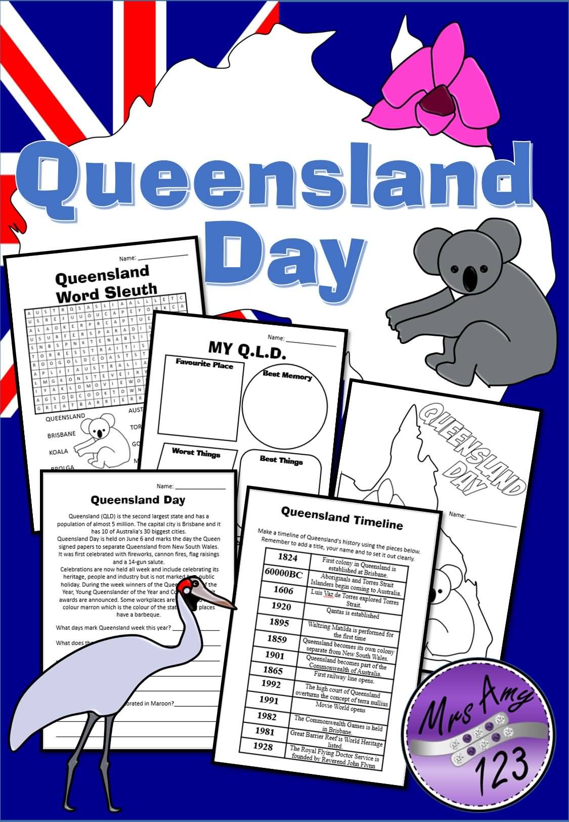 Queensland Day Wishes Graphic