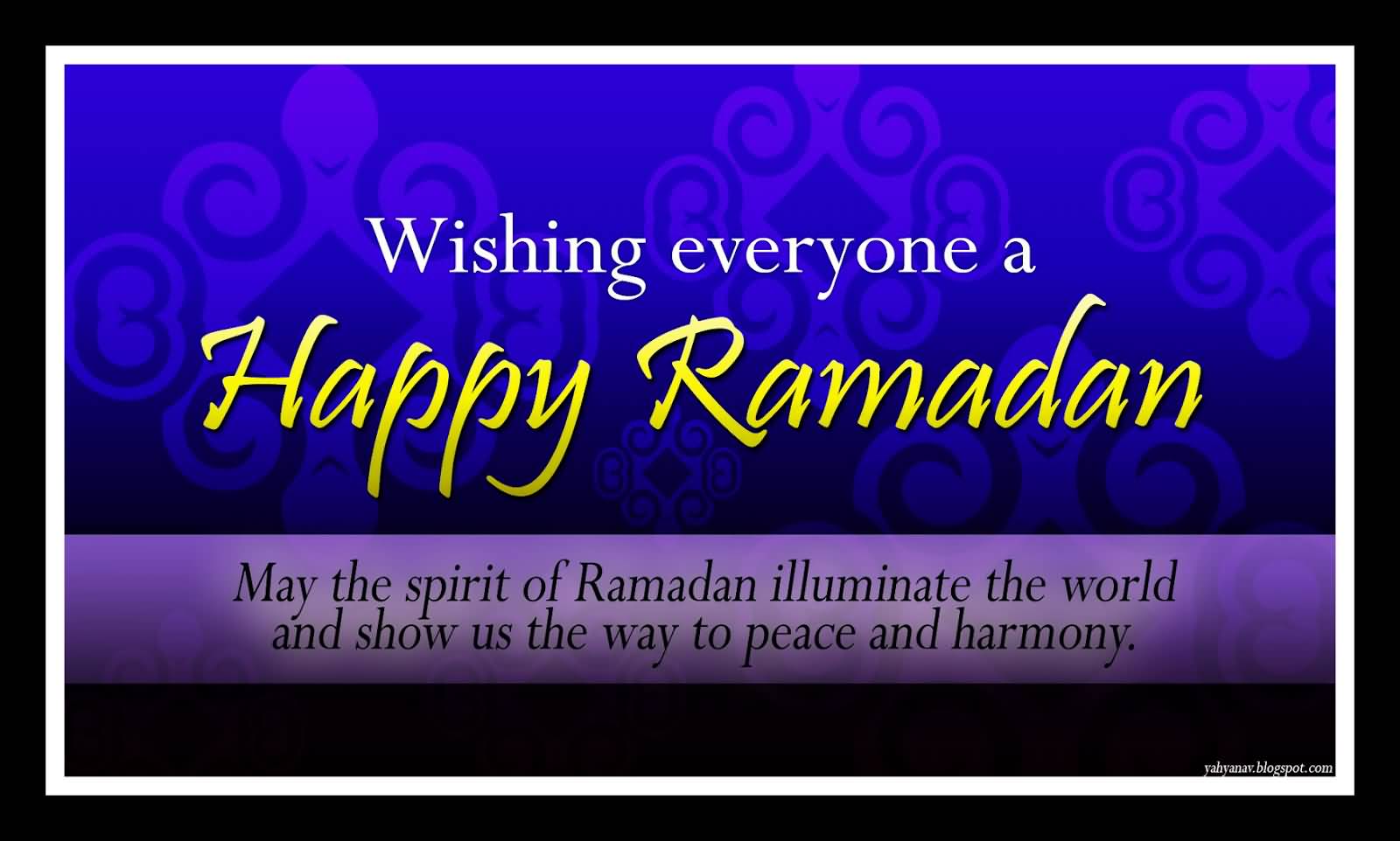 Wishing Everyone A Happy Ramadan