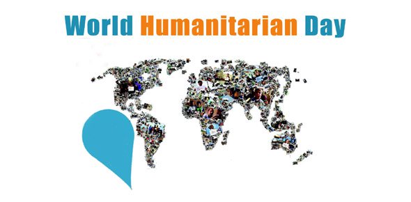 World Humanitarian Day World Map In Background