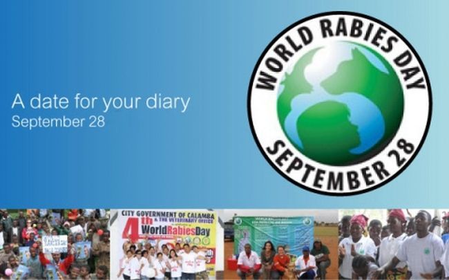 A date for your diary september 28 World Rabies Day