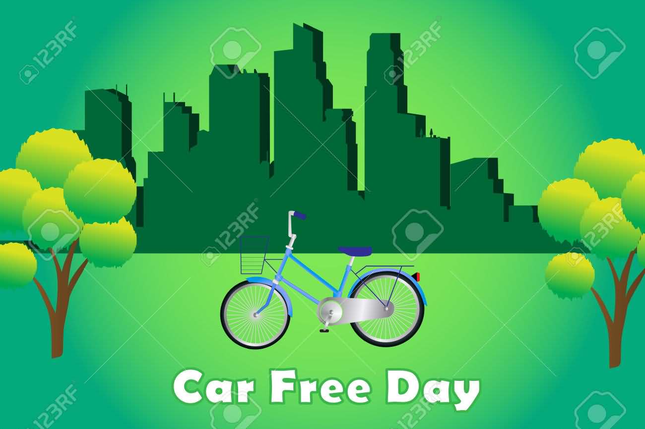 Car Free Day Bicycle Image