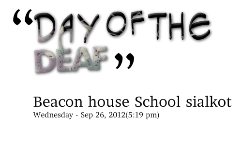Day Of The Deaf Clipart