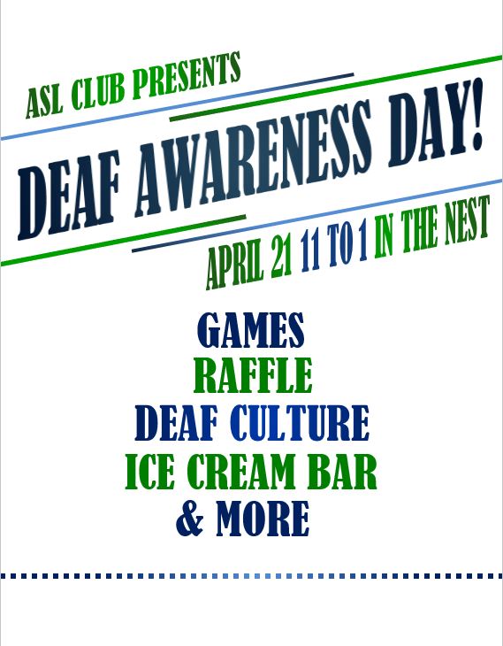 Deaf Awareness Day Poster