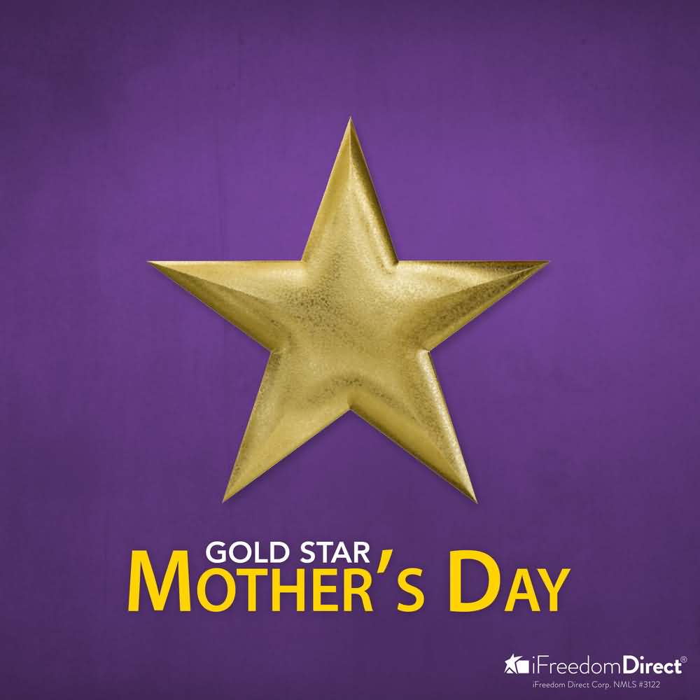 Gold Star Mothers Day Image