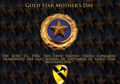 Gold Star Mother's Day Image