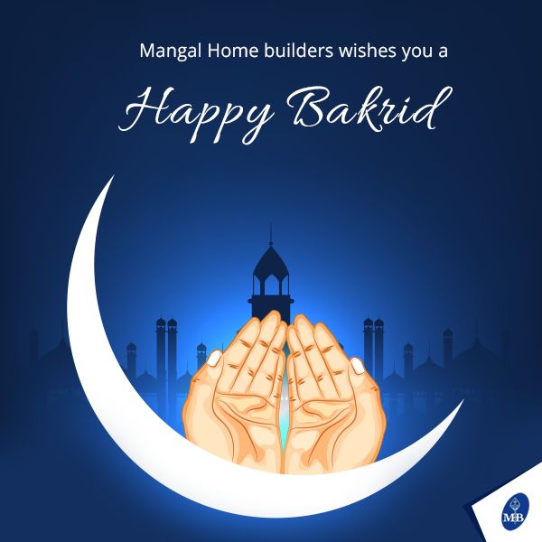 Happy Bakrid Greeting Card