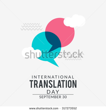 International Translation Day September 30 Speech Bubbles