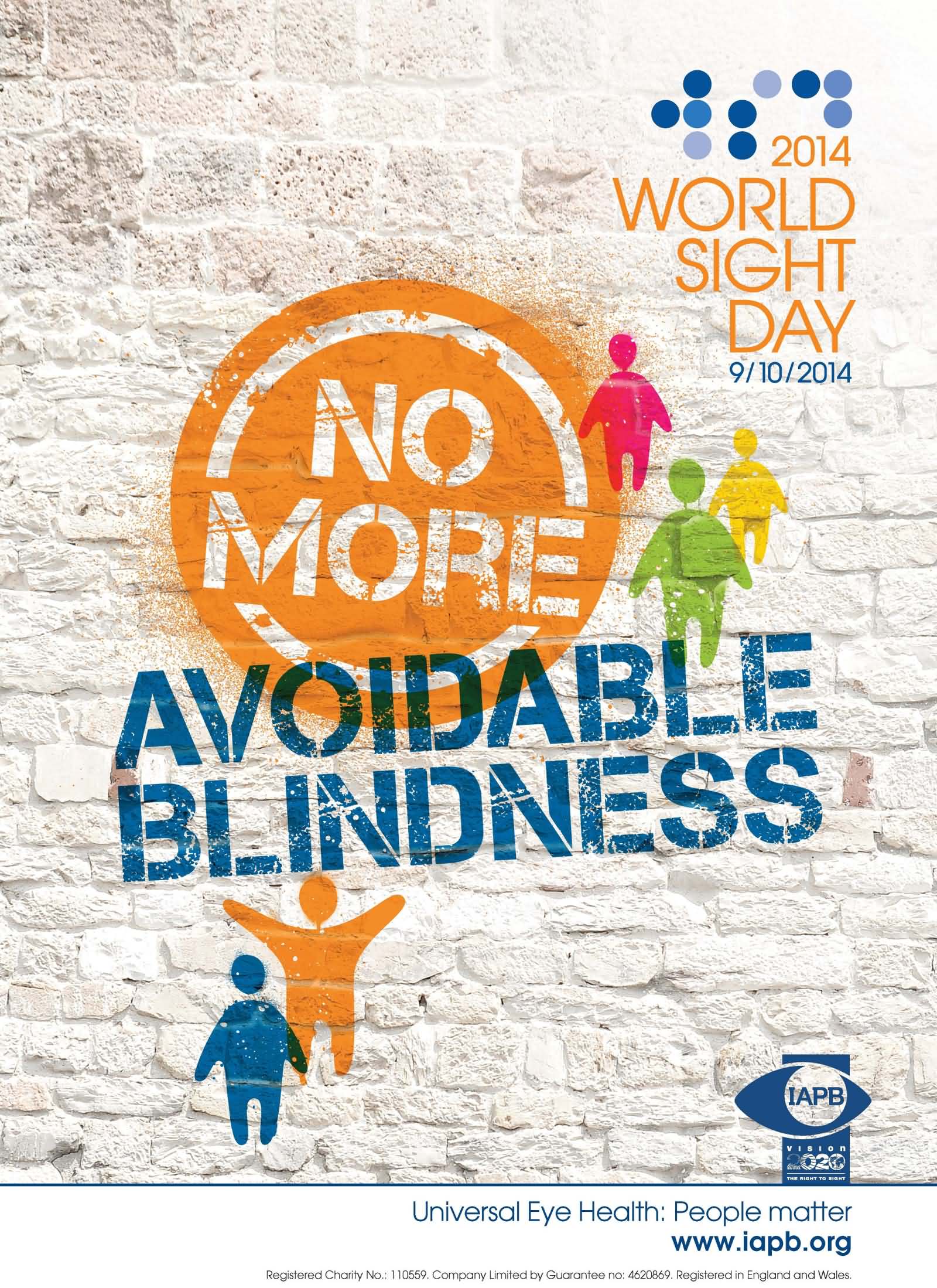 No More Avoidable Blindness World Sight Day Poster