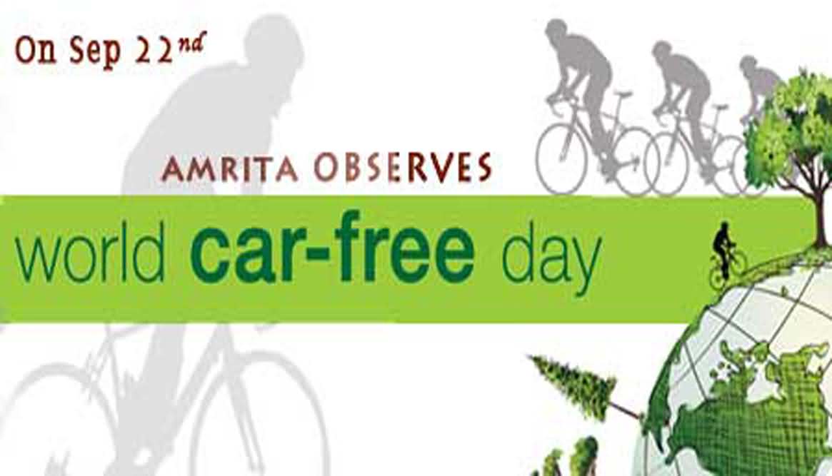 On September 22nd World Car Free Day