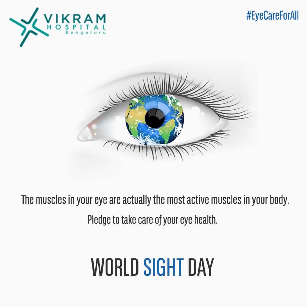 Pledge To Take Care Of Your Eye Health World Sight Day