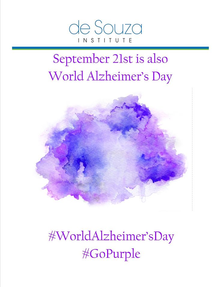 September 21st Is Also World Alzheimer’s Card