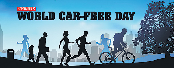 September 22 World Car Free Day Facebook Cover Picture