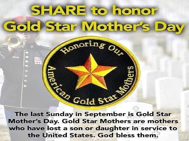 Share to honor Gold Star Mother's Day