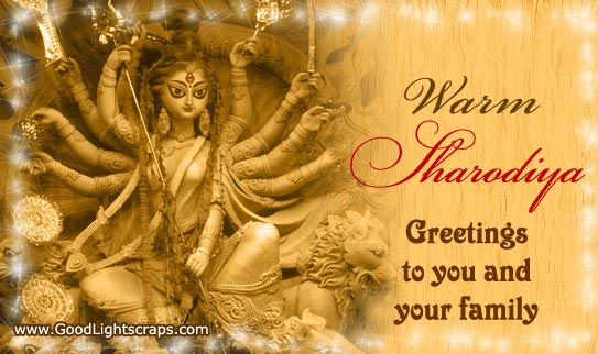 Warm Sharodiya Greetings To You And Your Family