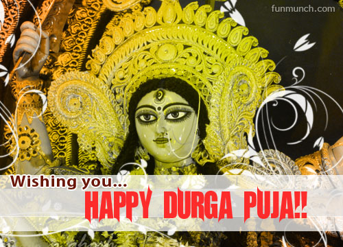 Wishing you happy Durga Puja