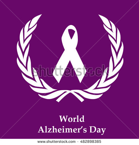 World Alzheimer's Day Emblem Illustration