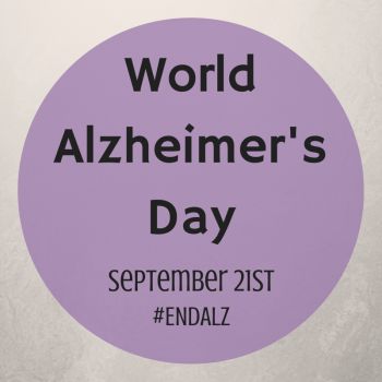 World Alzheimer's Day September 21st