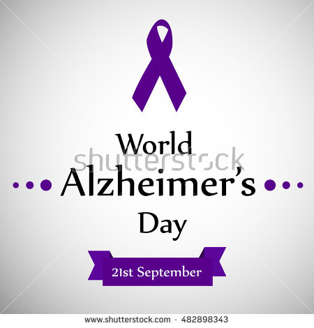 World Alzheimer’s Day 21st September Purple Card