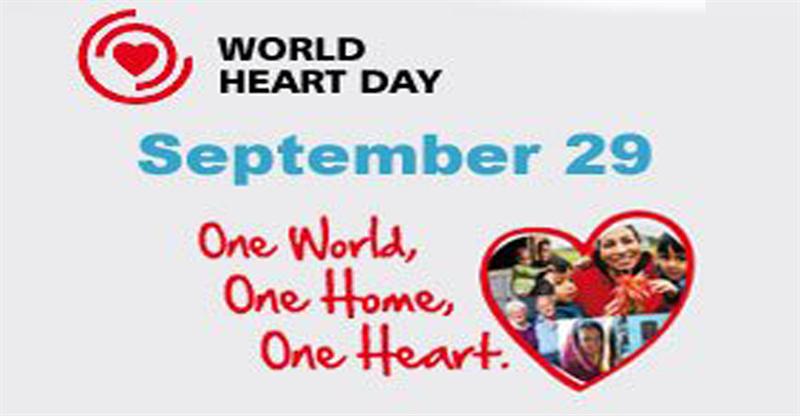 World Heart Day September 29 One World, One Home, One Heart Picture