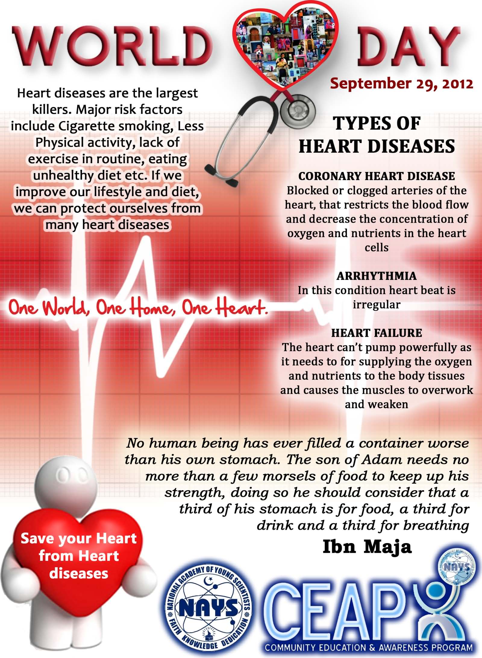 World Heart Day September 29 Poster