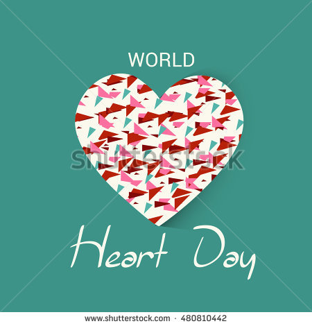 World Heart Day greeting card