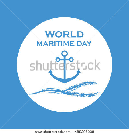 World Maritime Day Anchor Illustration