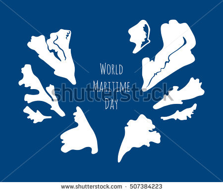 World Maritime Day Marine Life Illustration