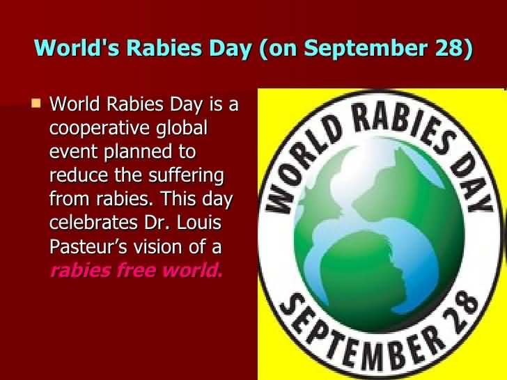 World Rabies Day on september 28 information