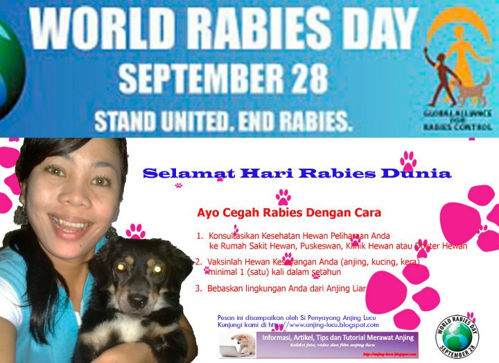 World Rabies Day september 28 stand united, end rabies poster