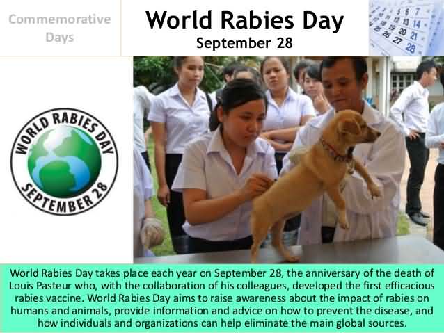 World Rabies Day september 28 vaccination for dogs