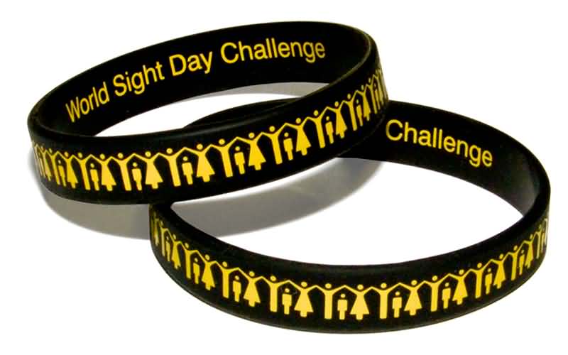 World Sight Day Challenge Wristbands Picture