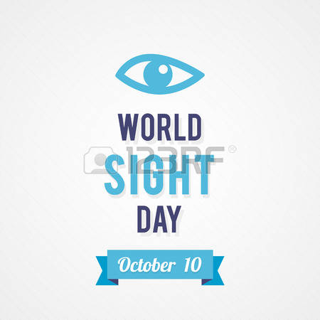 World Sight Day October 10 Illustration