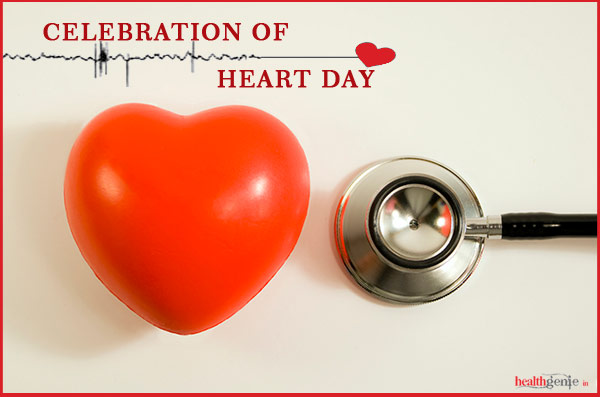 celebration of World Heart Day heart and stethoscope