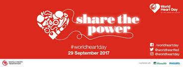 share the power World Heart Day 29 september 2017