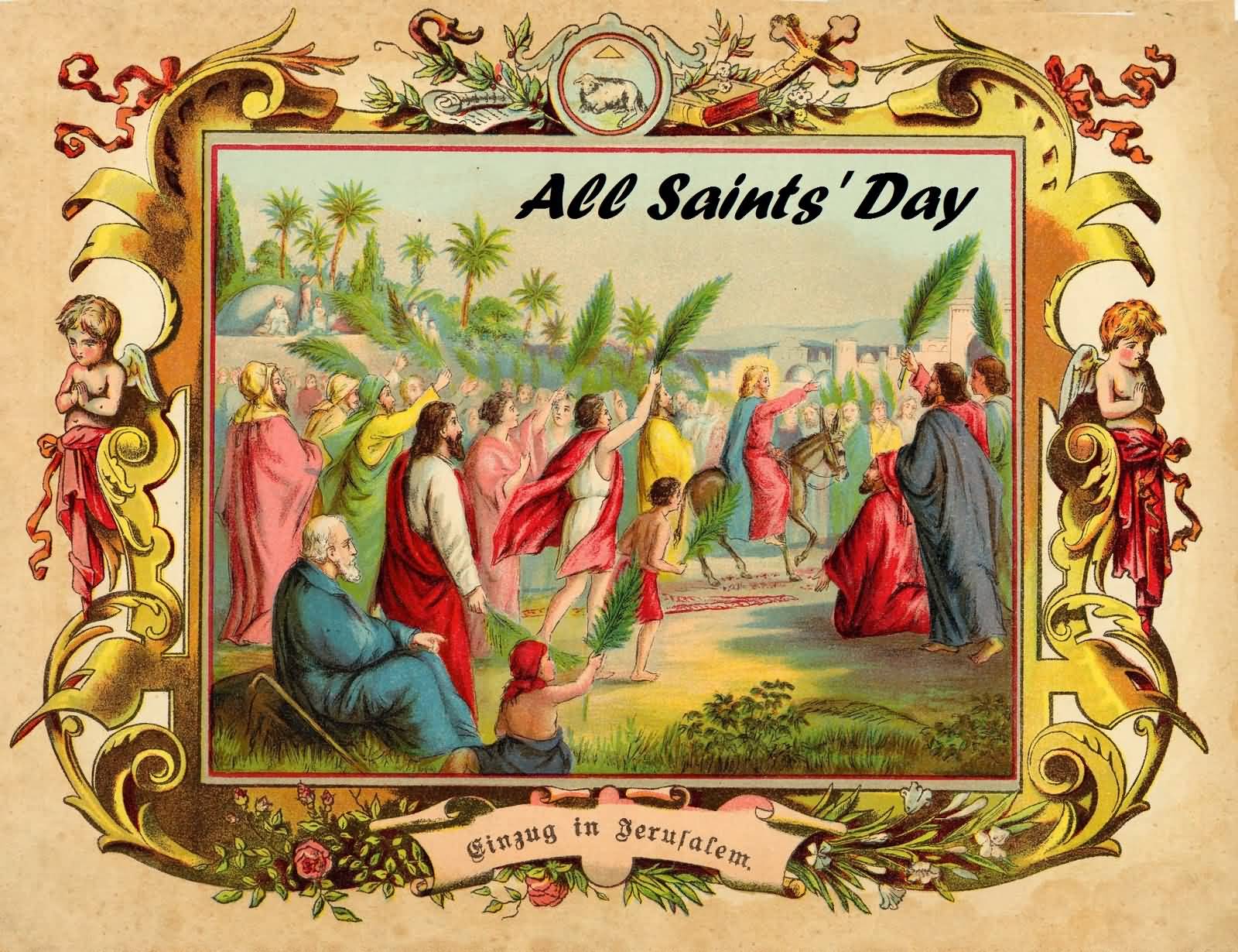 All Saints Day photoframe wallpaper