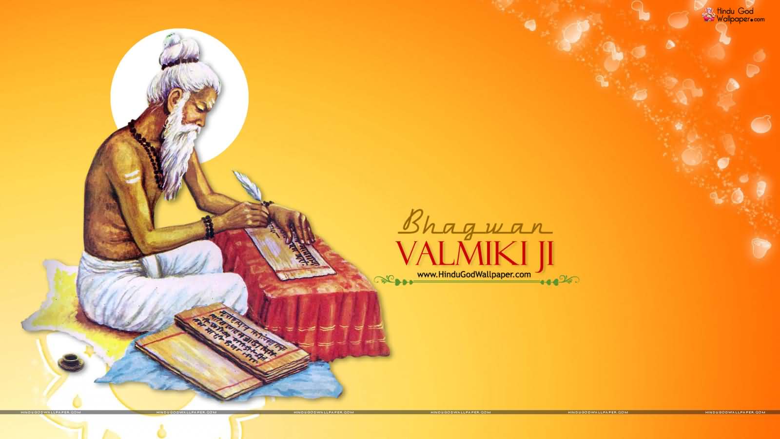 Bhagwan Valmiki Jayanti Wishes Wallpaper